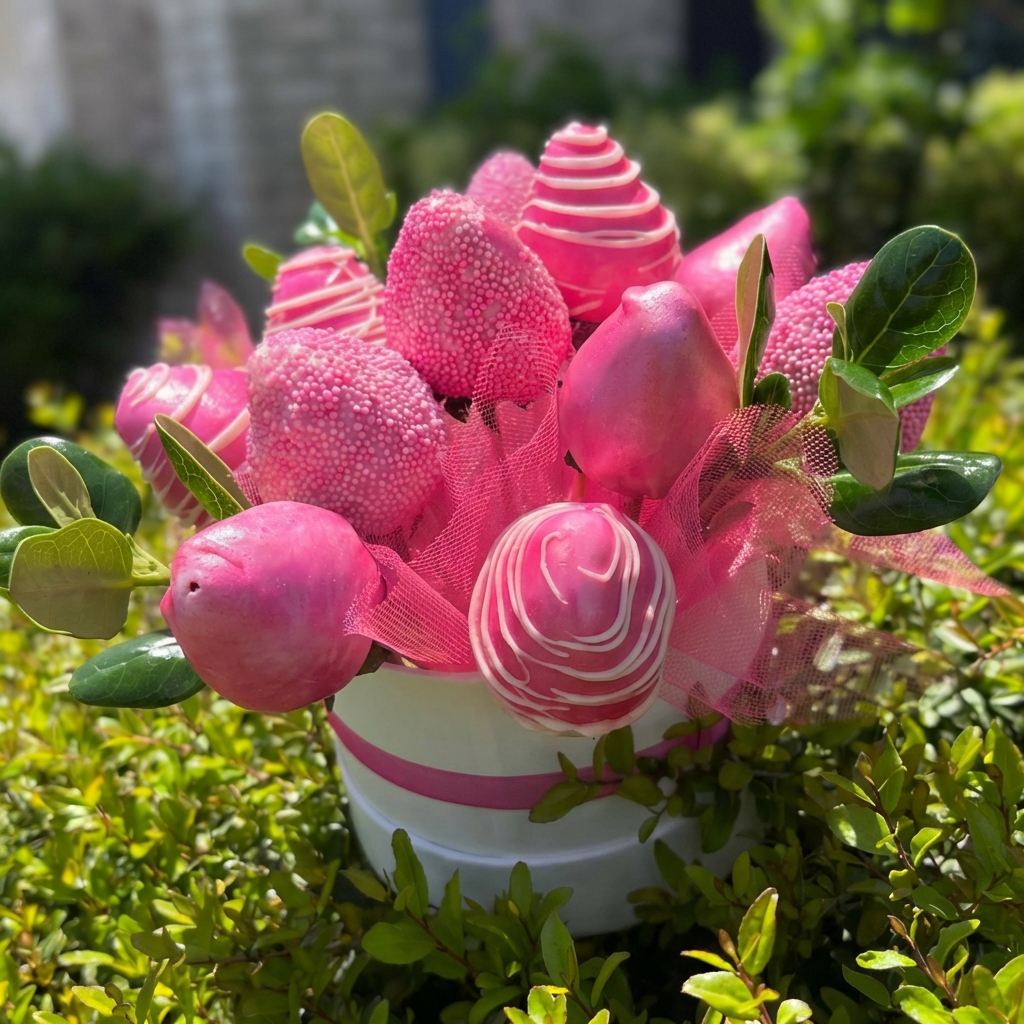 Pink Strawberry Bouquet